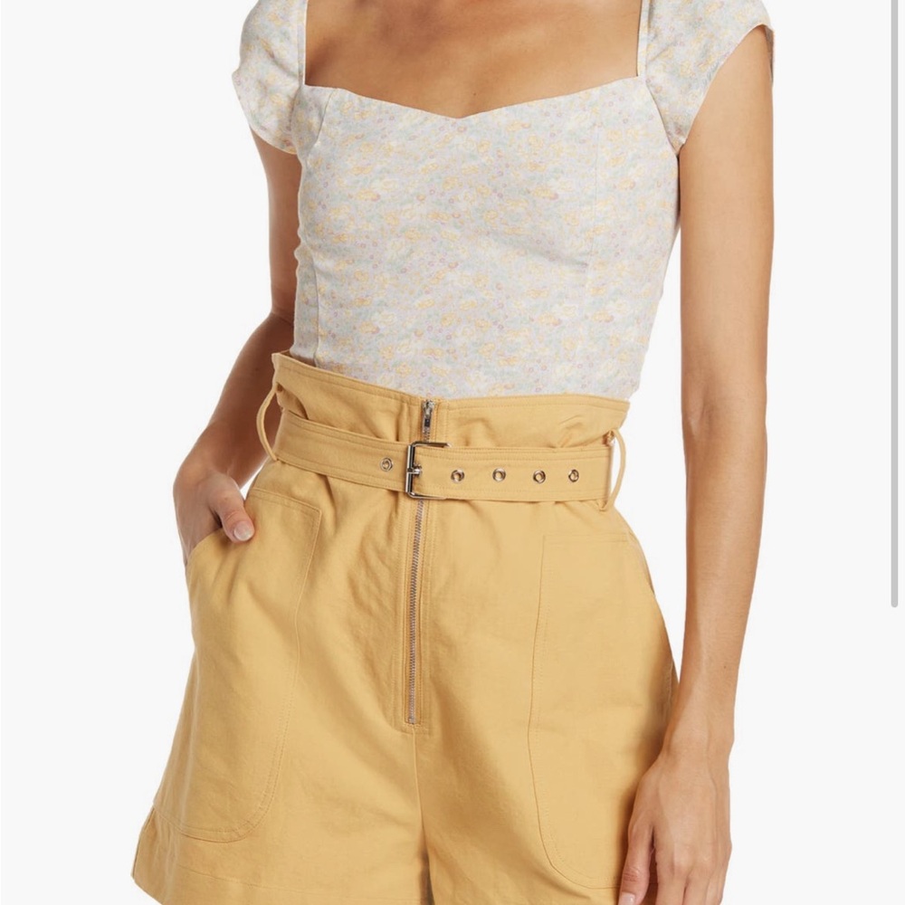 Elodie floral off the shoulder blouse